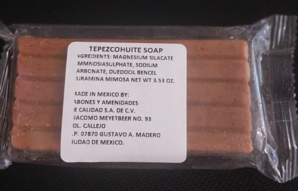 Jabón de Tepezcohuite